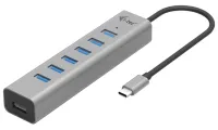 I-tec USB-C įkrovimas HUB Metal 7 prievadai USB-A 3.2 Gen 1 metal (1 of 2)