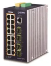 Planet IGS-6325-16P4S industriell L3 Schalter 16x1Gb 4x2.5G SFP PoE 802.3at 320W 48-56VDC -40~75°C IP30 Fanlos