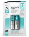 Colorway ladattava akku AA 2200mAh USB-C 1.5V 2 kpl pakkauksessa thumbnail (1 of 4)