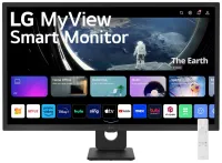 LG smart monitor 32SR50F-B med webOS 315" IPS 1920x1080 250cd m2 8ms 2x HDMI 2x USB-högtalare svart (1 of 7)