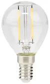 Bombilla LED NEDIS E14 G45 2 W 220 V 250 lm 2700 K blanco cálido estilo retro transparente thumbnail (1 of 2)