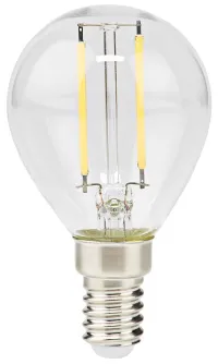 NEDIS LED žarulja E14 G45 2 W 220 V 250 lm 2700 K topla bijela retro stil prozirna (1 of 2)