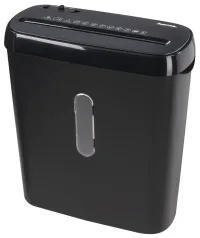 HAMA shredder Basic S6 format A4 longitudinal cut shreds up to 6 sheets secrecy level P-2 black (1 of 3)