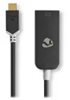 NEDIS кабелен адаптер USB 3.2 Gen 1 USB-C щепсел - DisplayPort гнездо кръгло черно КУТИЯ 20см thumbnail (3 of 3)