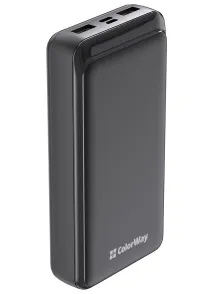 COLORWAY powerbank 20,000mAh 2x USB USB-C Micro-USB Black (1 of 3)