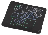 HAMA mouse pad Coffee Time PVC black-blue (1 of 1)