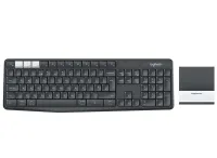 Клавиатура Logitech K375s + поставка за мобилен таблет безжична CZ оформление черна (1 of 1)