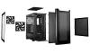 Silenzio! case PURE BASE 501 Airflow Window ATX ventola 2x140mm USB-C pannello frontale forato vetro temperato nero thumbnail (6 of 7)