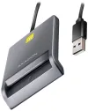 AXAGON контактен четец на смарт карти USB-A Смарт карта CRE-SM3T USB 2.0 1.3m