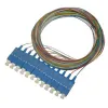 FO pigtail SC, 9/125, 0.9mm, 1m, LS0H, ZWP, set of 12 pigtails, various colors, G.652d