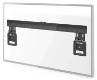 NEDIS support TV mural 43 - 100" capacité de charge 75 kg distance du mur 950 mm fixe acier noir (1 of 4)