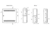 Solarix skapis SOHO LC-18 pie sienas ar sliedēm 2U 4U un 11U 550x550x150mm balts RAL 9003 ar rāmi montāžai pie sienas thumbnail (3 of 4)