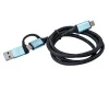 Cable de conexión I-tec USB 3.1 (Tipo-C) a USB 3.1 (Tipo-C) con adaptador USB 3.0