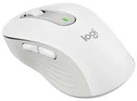 Logitech pele Signature M650 for Business Office Laser Labās puses 4000DPI bezvadu USB + BT balts (1 of 6)