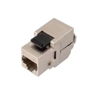 Solarix keystone c6 STP RJ45 argent autotaraudeur SXKJ-6-STP-BK-SA (1 of 1)