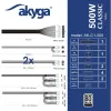 Akyga PC tápegység ATX 500W P4+4 2x PCI-E 6+2 pin 4x SATA 2x Molex APFC 120mm thumbnail (5 of 5)