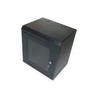 XtendLan Cabinet 10" 9U 280x350 schwaarz verglaste (1 of 1)