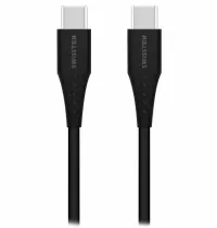 Swissteni laadimiskaabel usb-c usb-c 10 m must (1 of 2)