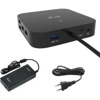 USB-C dockingstation med dobbelt skærm med strømforsyning 100W + universaloplader 112W (1 of 10)