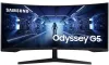 Samsung Odyssey G5 34" Cuartha 3440x1440 VA 1ms 250 cd m2 DP HDMI jack VESA dubh thumbnail (1 of 8)