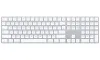 Apple Magic Keyboard avec pavé numérique Argent - Slovaque