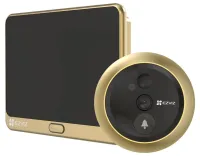 EZVIZ Smart Video Door Phone DP2C Wi-Fi kamera 1080p H.265 Peephole Doorbell IR līdz 5m PIR LCD 4,3" Gold (1 of 1)