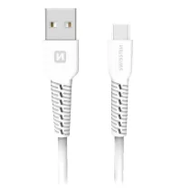 Swissten TPU USB кабел за зареждане USB-C 1.0m БЯЛ (1 of 1)