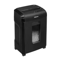 FELLOWES drobilnik 10 M presek 2x12 mm prostornina posode 19 l stopnja tajnosti tip 3 - skrivnost črna (1 of 3)