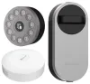 EZVIZ smart dörrlås DL01S + tangentbord DL01CP + gateway (A3) Bluetooth 3.0 svart-grå