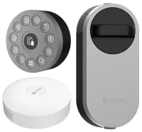 EZVIZ smart door lock DL01S + клавиатура DL01CP + gateway (A3) Bluetooth 3.0 черно-сив (1 of 3)