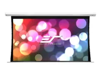 ELITE SCREENS schermo motore elettrico 100" (254 cm) 16:9 124,5 x 221,5 cm custodia in alluminio bianco caduta 24" Fibra di vetro (1 of 1)