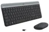 Conjunto de teclado e mouse Logitech MK470 receptor USB sem fio de 2,4 GHz CZ preto thumbnail (5 of 8)