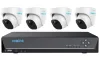 Reolink NVS8-8MD4 set video recorder and 4 pcs IP camera P334 8x PoE including 2TB HDD (max. 2x 6TB) VGA HDMI IP cameras 8