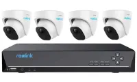 Reolink NVS8-8MD4 set de grabador de vídeo y 4 cámaras IP P334 8x PoE, incluido disco duro de 2 TB (máx. 2 x 6 TB) VGA HDMI cámaras IP 8 (1 of 4)