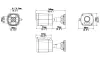 Caméra IP Uniarch by Uniview UHO-B1R-M2F3 Bullet Objectif 2Mpx 2,8mm 1080p Wi-Fi Emplacement SD IP67 IR30 Onvif thumbnail (6 of 6)