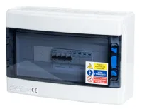 Quadro de distribuição montado Solarmi AC25N0 para protetor de disjuntores fotovoltaicos N0 3f 25A (1 of 3)