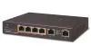 Коммутатор Planet GSD-604HP PoE 1 Гбит/с 6xTP 4xPoE 802.3at, 30 Вт, 55 Вт, безвентиляторный