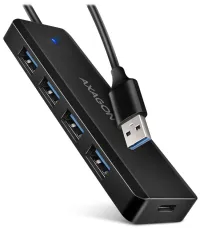 AXAGON reisijaotur USB-A HUE-C1A USB 3.2 Gen1 4x USB-A 1x USB-C 0,19m (1 of 2)