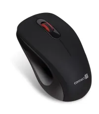 CONNECT IT "MUTE" mouse ottico wireless silenzioso USB (+ 1x batteria AA gratuita) nero (1 of 7)