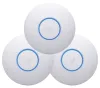 Ubiquiti UniFi nanoHD 3 – AP 2.4GHz (300Mbps) + 5GHz (1733Mbps) – 3 dalių rinkinys (be PoE purkštukų)