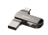 Lexar flashdrev 64GB JumpDrive D400 Dual USB-C & USB-A 3.1 (læser op til 130MB/s) (1 of 4)