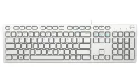 DELL tastatūra KB216 multivides vācu GER DE USB vadu balts (1 of 3)