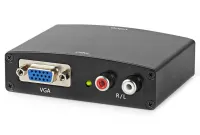 Tiontaire NEDIS VGA go HDMI 2x RCA dubh (1 of 4)