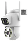 IMMAX NEO LITE SMART Sikkerhedsudendørskamera DOBBELT 355° 90° P T Wi-Fi 2x 2MP ONVIF TUYA