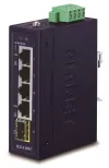 Planet IGS-510TF Priemyselný Switch 4x 1000Base-t 1x SFP dual power 9-48VDC -40 +75°C