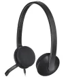 Logitech Headset Stereo H340 auriculares con cable + micrófono USB negro