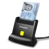 AXAGON contact smartcardlezer (eCivic) microSD SD SIM-kaart CRE-SM2 USB 2.0 1,3m thumbnail (2 of 3)