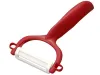 KYOCERA ceramic peeler for fruits and vegetables Horizontal red