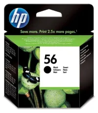 HP (56) C6656AE-inchiostro cartuccia nera DJ 5550 5652 originale (1 of 1)