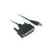 Convertisseur PremiumCord USB 2.0 vers port parallèle DB25F